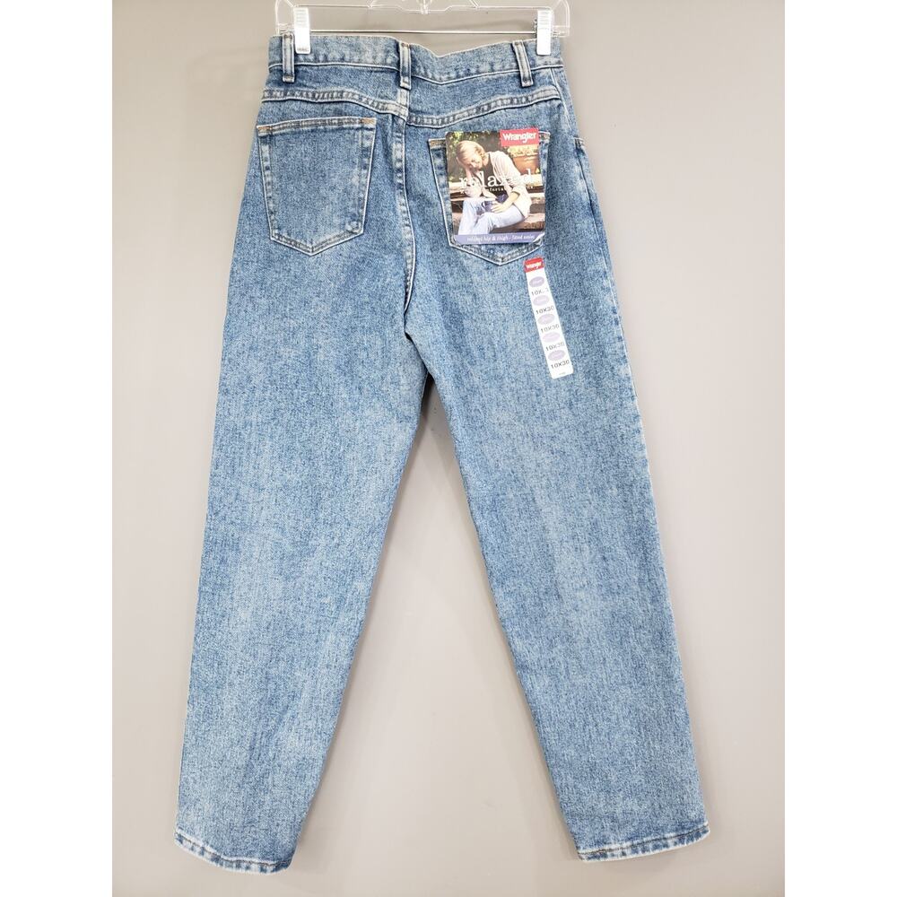 NEW Wrangler Jeans Vintage 10 X 30 High Rise Denim Tapered 90s MSR01 BD MOM JEAN